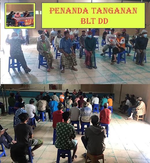 Penanda tanganan BLT DD Bulan Oktober 2022 