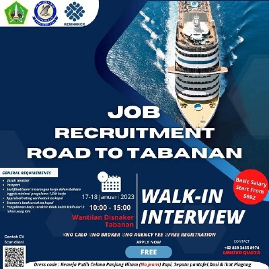 Pengumuman Informasi Job Recuritment